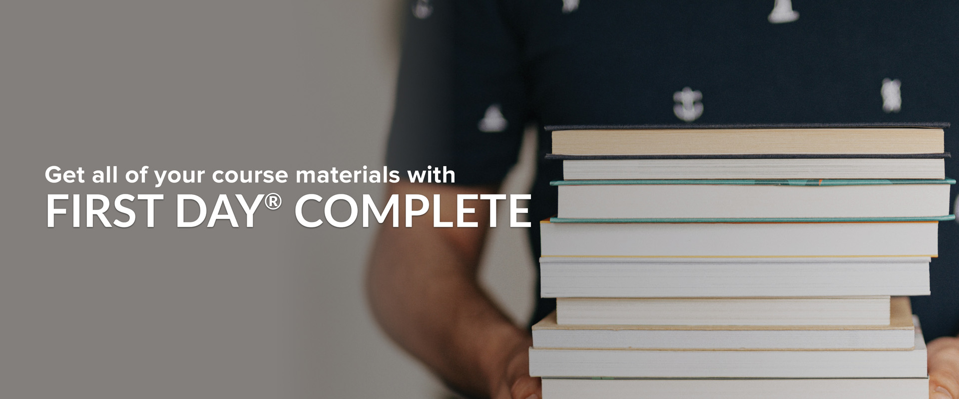 graphic: Get all of your course materials with First Day Complete