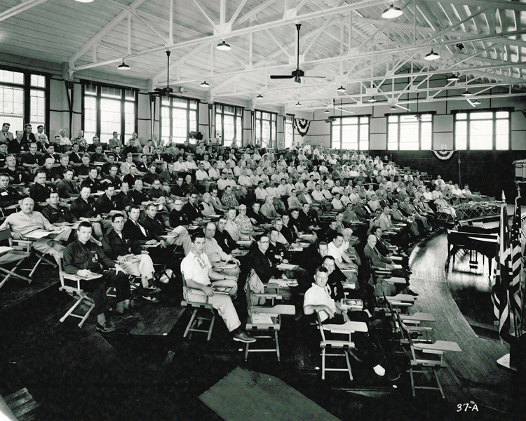 Inside the Auditorium during the Hoover Sales Convention