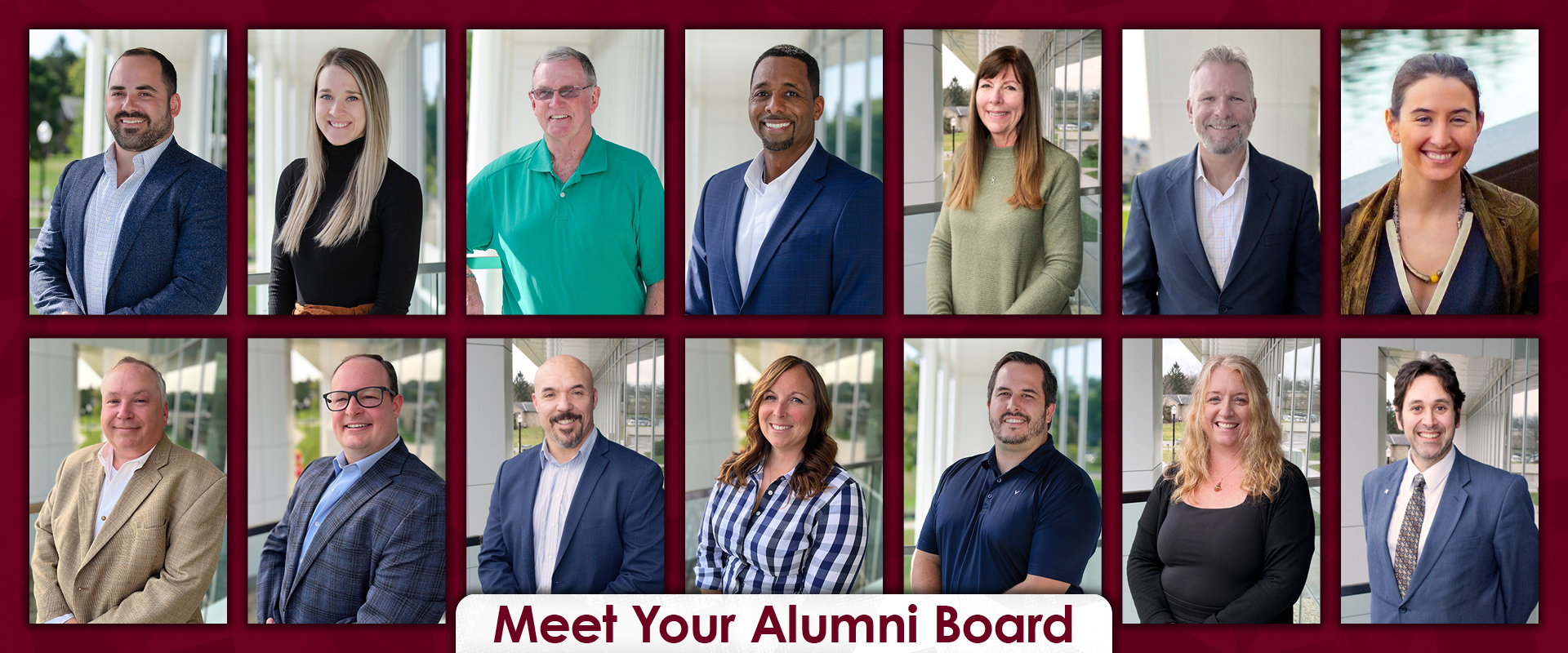 photo collage of the Alumni Board of Directors