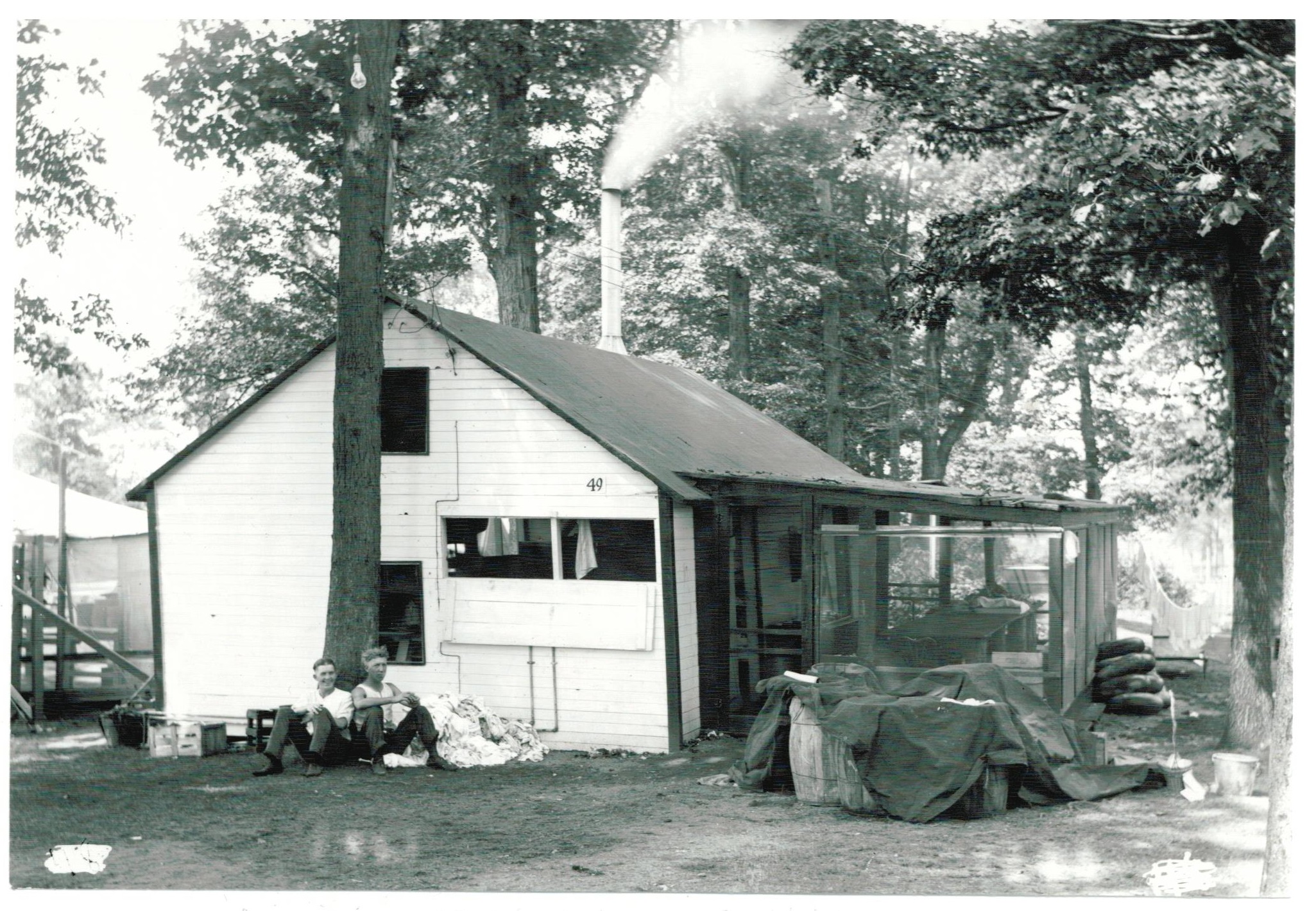 photo: Original Family bunkhouse; later Convention Headquarters