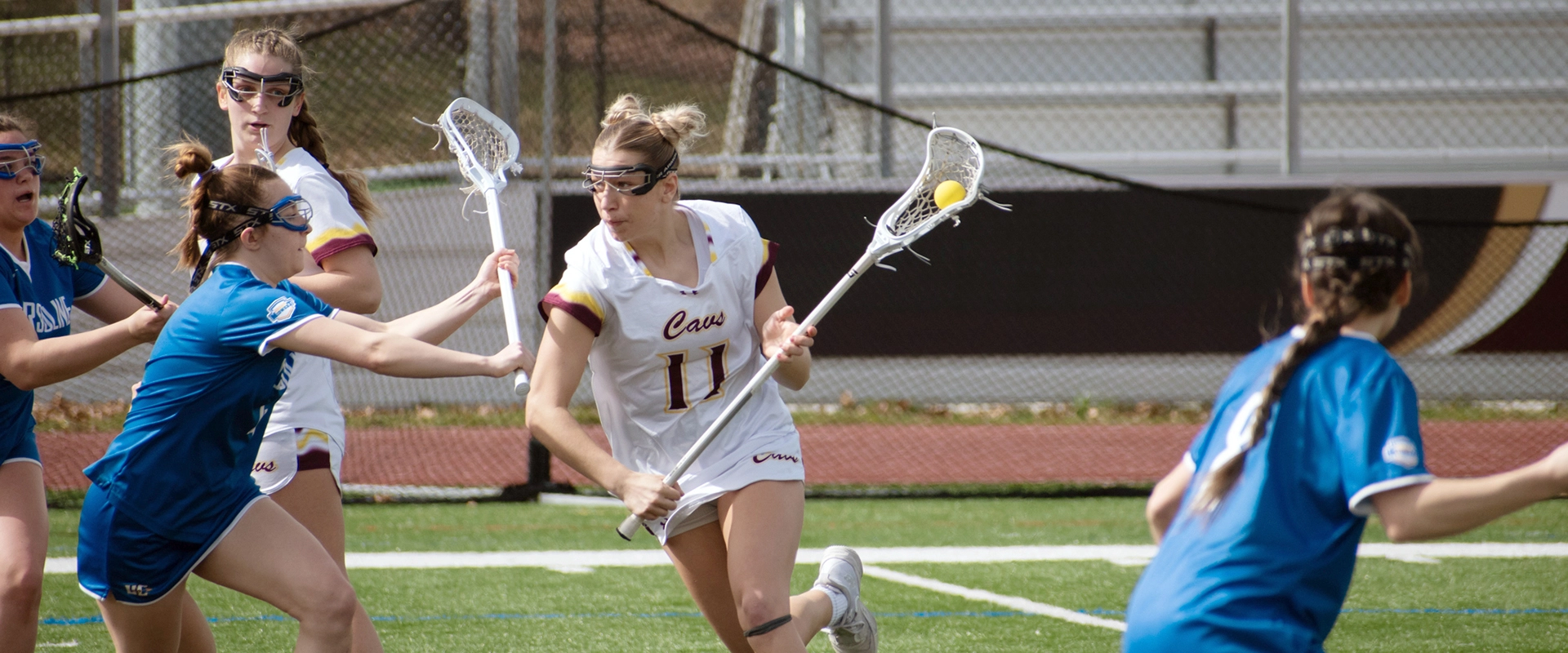 photo of the Walsh women's lacrosse team in action
