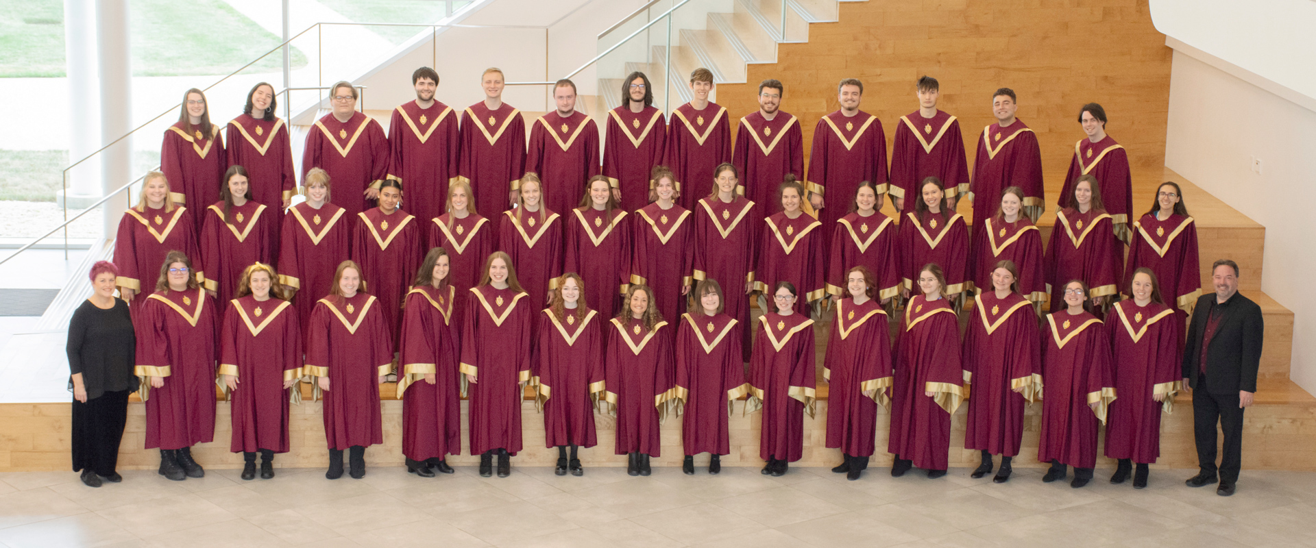 group photo of the Walsh Chorale