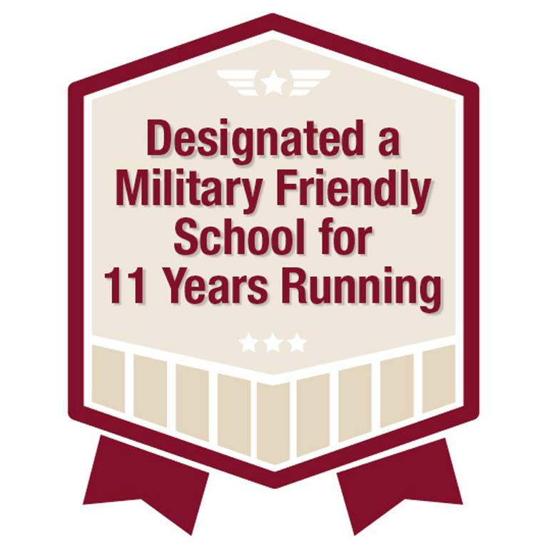 Designated a Military Friendly School for 11 Years Running