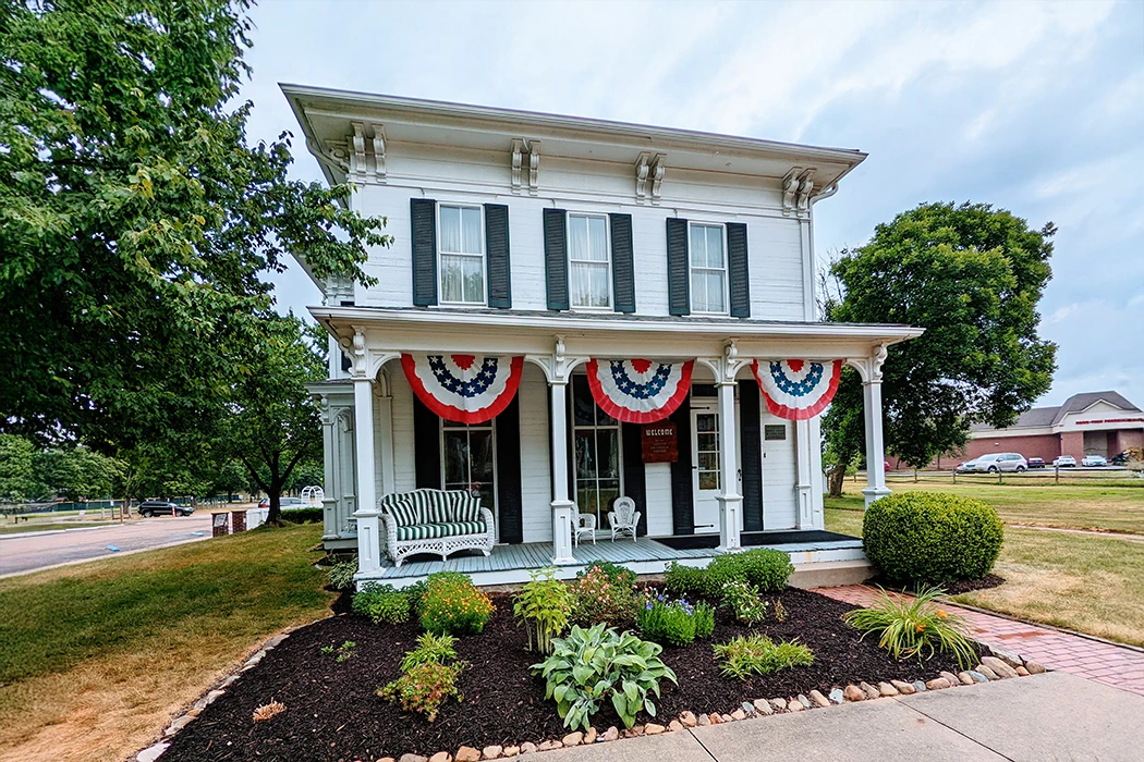 The Hoover Historical Center, a Victorian-style home once owned by the Hoover family.