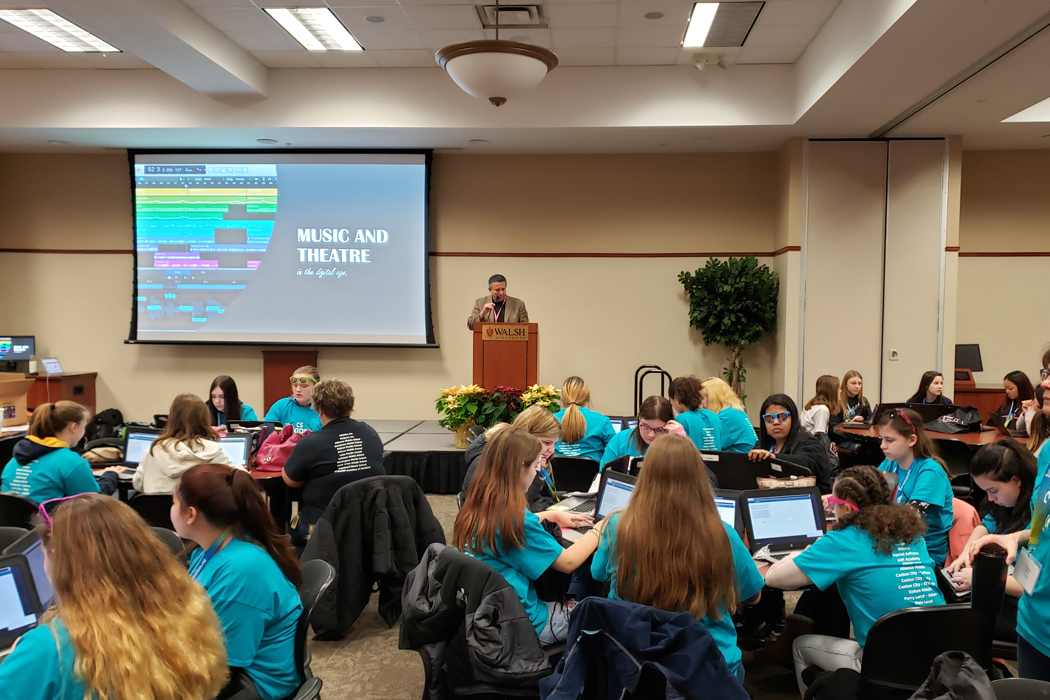 Girls Who Code Event at Walsh