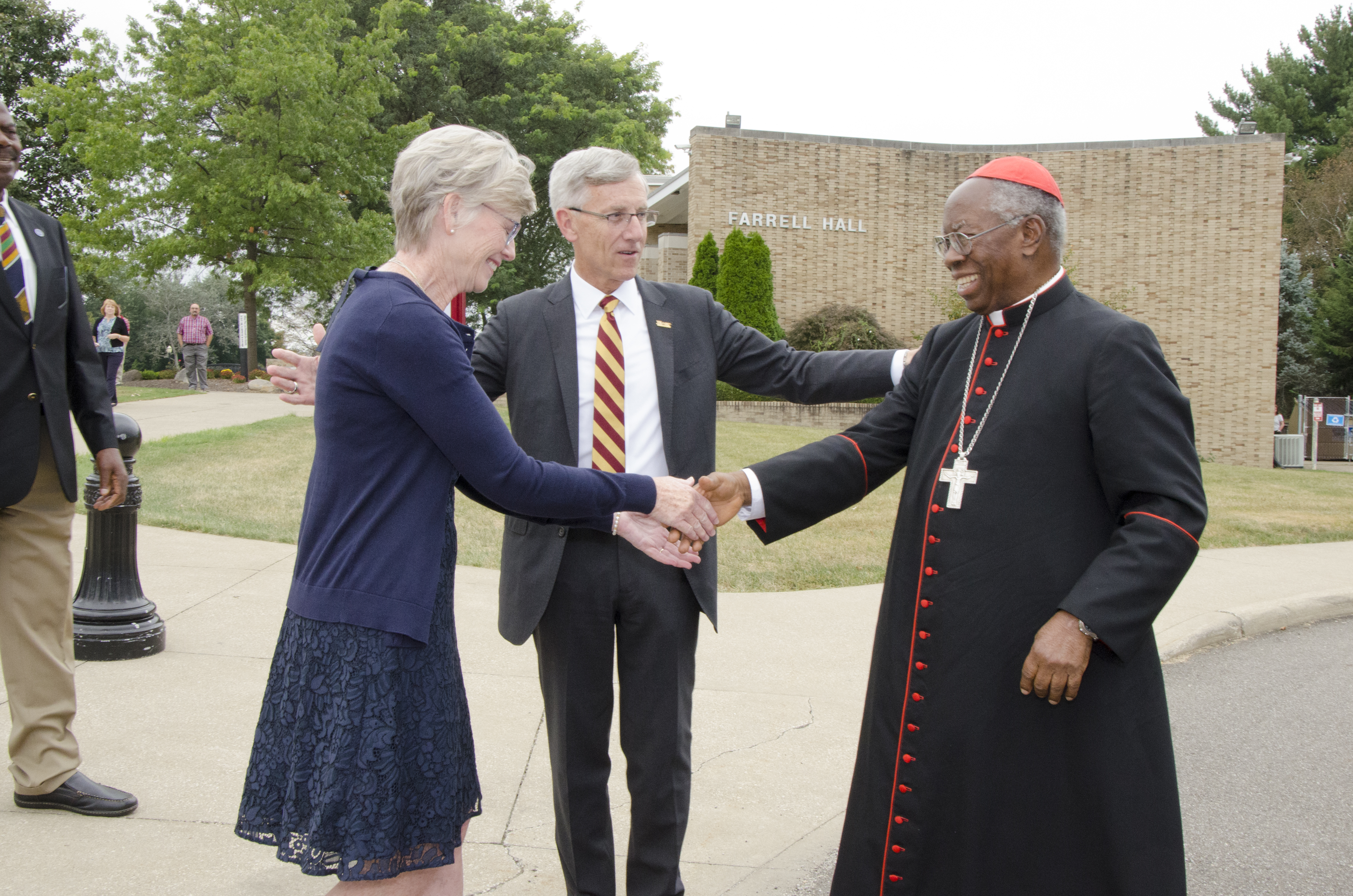 Photo of Francis Cardinal Arinze at Walsh University