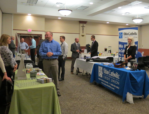 The Walsh career fair is a great place for students to meet employers