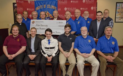Walsh Univ and The Knights of Columbus Formally Sign Agreement on Sat. March 25