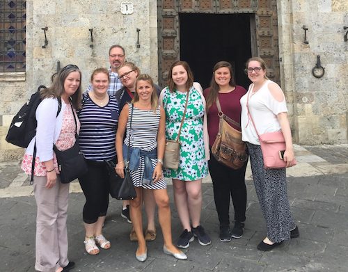 Walsh MBA Students Met with the Siena Tourism Office to discuss international strategies to attract visitors