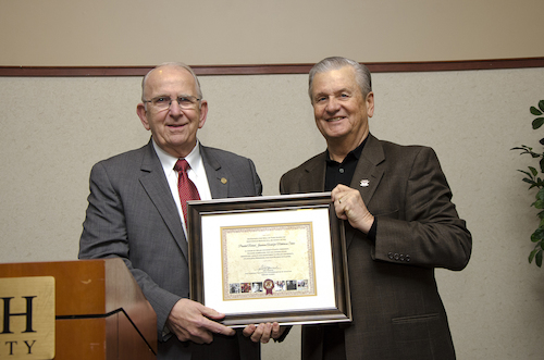 President Richard Jusseaume Honored