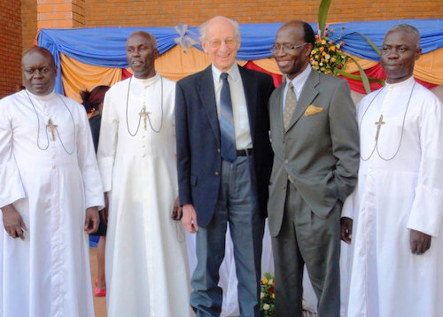Br. Francis with Kisubi Brothers University Faculty